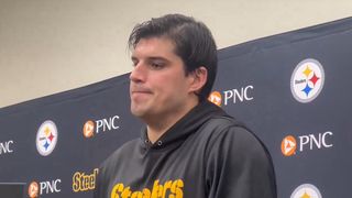 Steelers' Mason Rudolph Takes Obvious Shot At Ben Roethlisberger When Asked About Offensive Cohesion (Steelers News). Photo by X: @BrianBatko